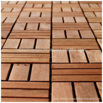 Anti Slip Acacia Deck Tiles for Exterior Places